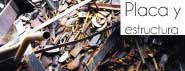 Placa y estructura